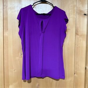 Worthington Vibrant Purple Blouse